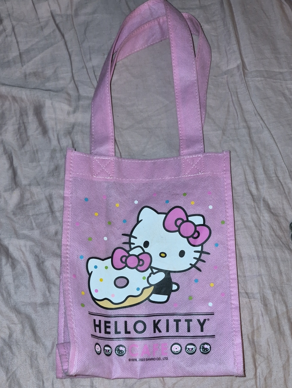 Sanrio Hello Kitty Light Pink Character Tote